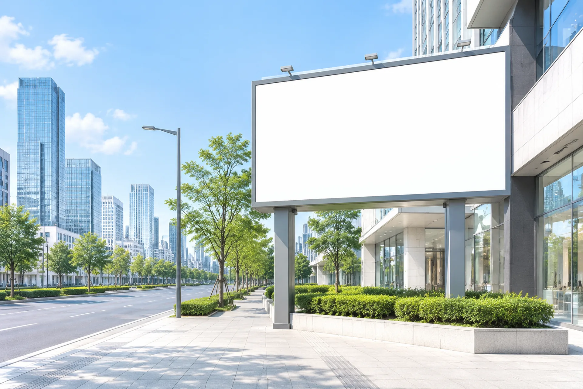 A display advertising campaign planning session on screen